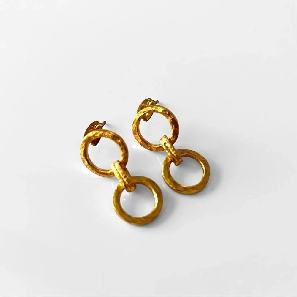 Ottoman Hands Tesoro Chain Drop Earrings — image 2 of 3